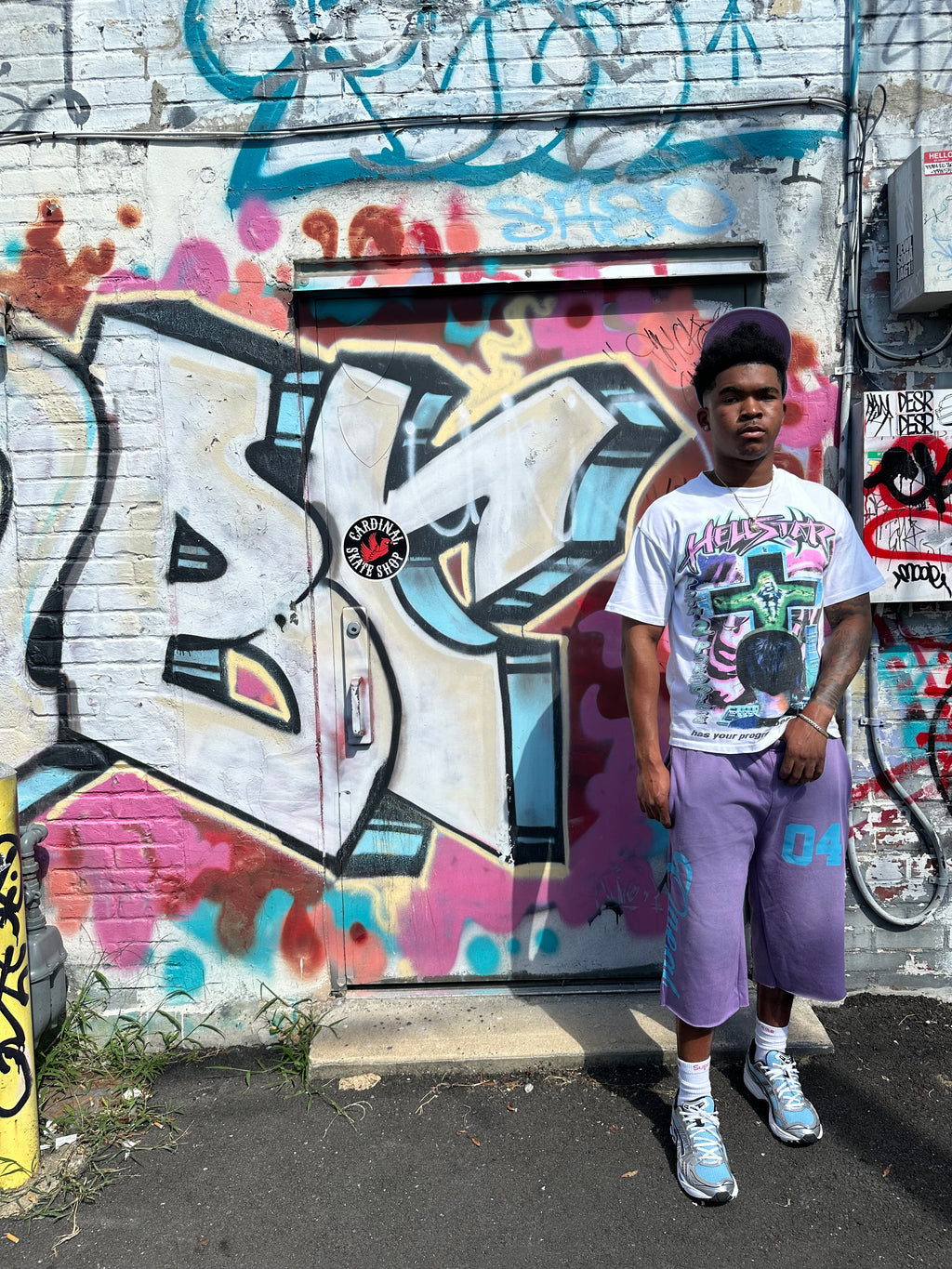 “PURPLE ONEAL 04 SHORTS”