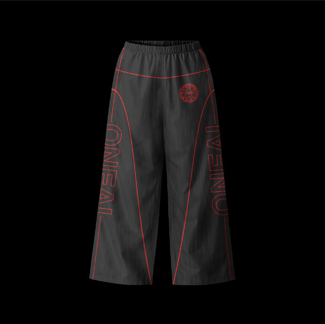 RED TRACKSUIT PANTS