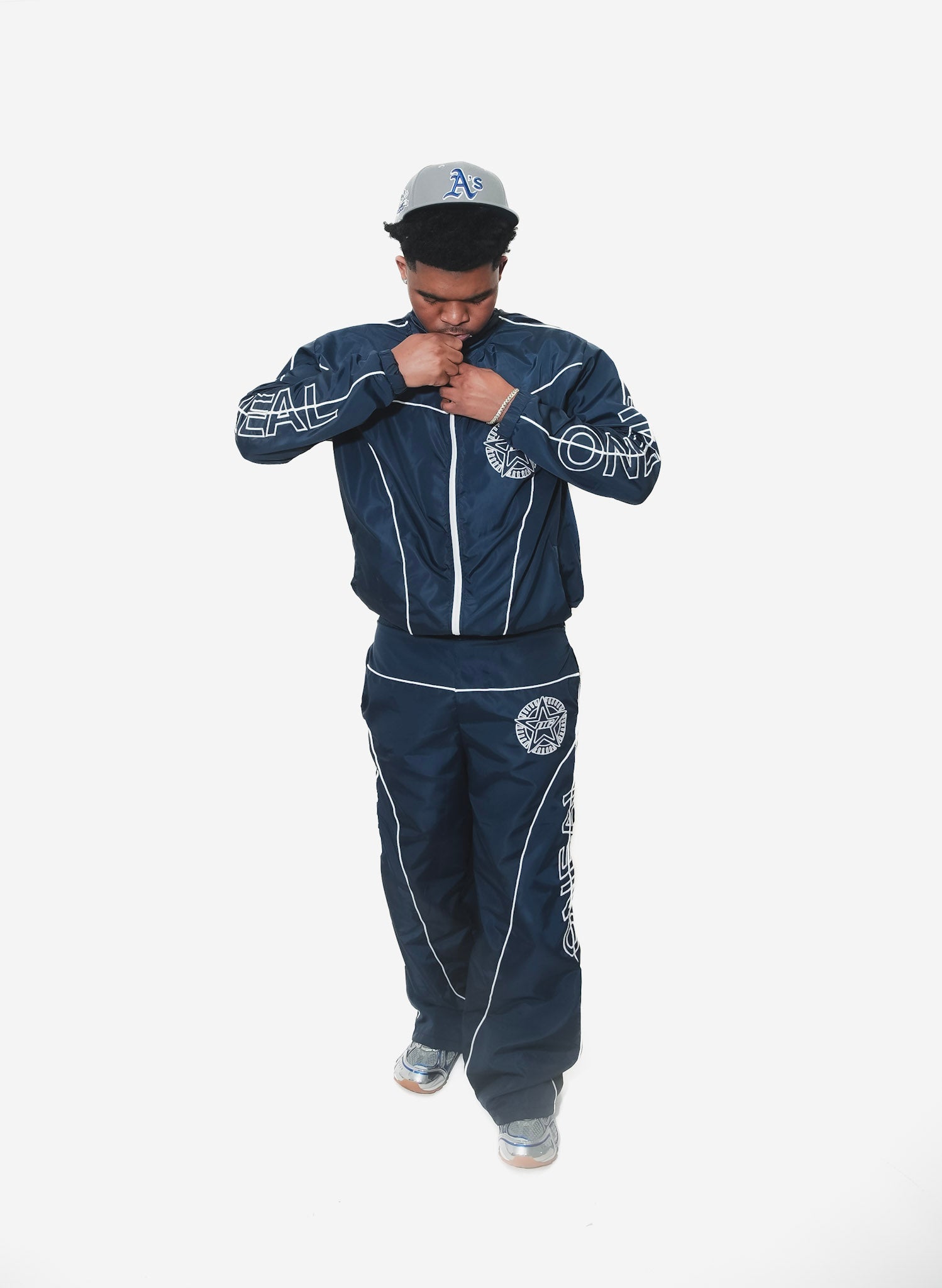BLUE TRACKSUIT JACKET
