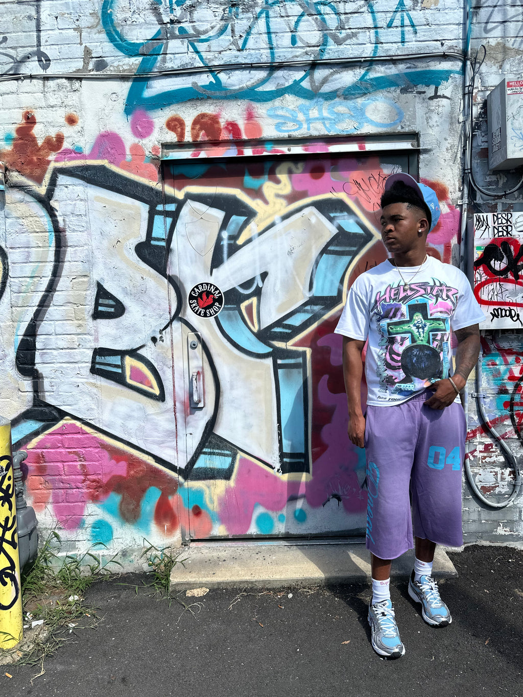 “PURPLE ONEAL 04 SHORTS”