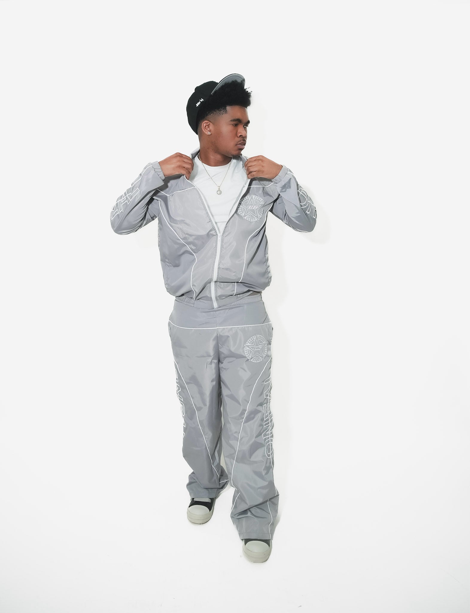 GREY TRACKSUIT JACKET