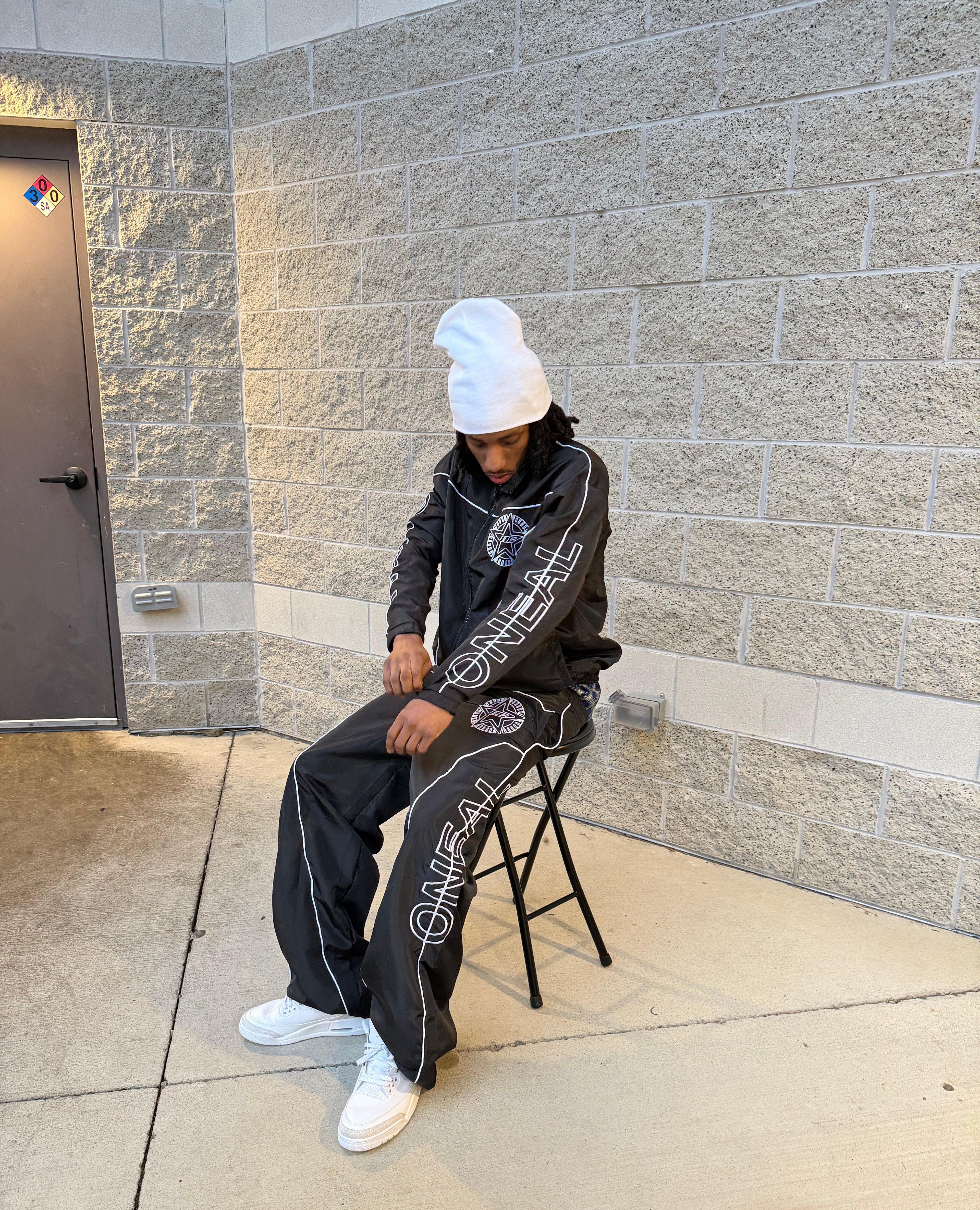 BLACK TRACKSUIT PANTS