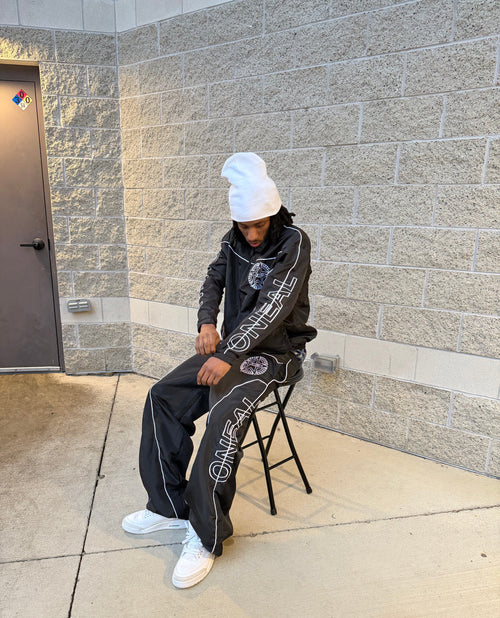 BLACK TRACKSUIT PANTS