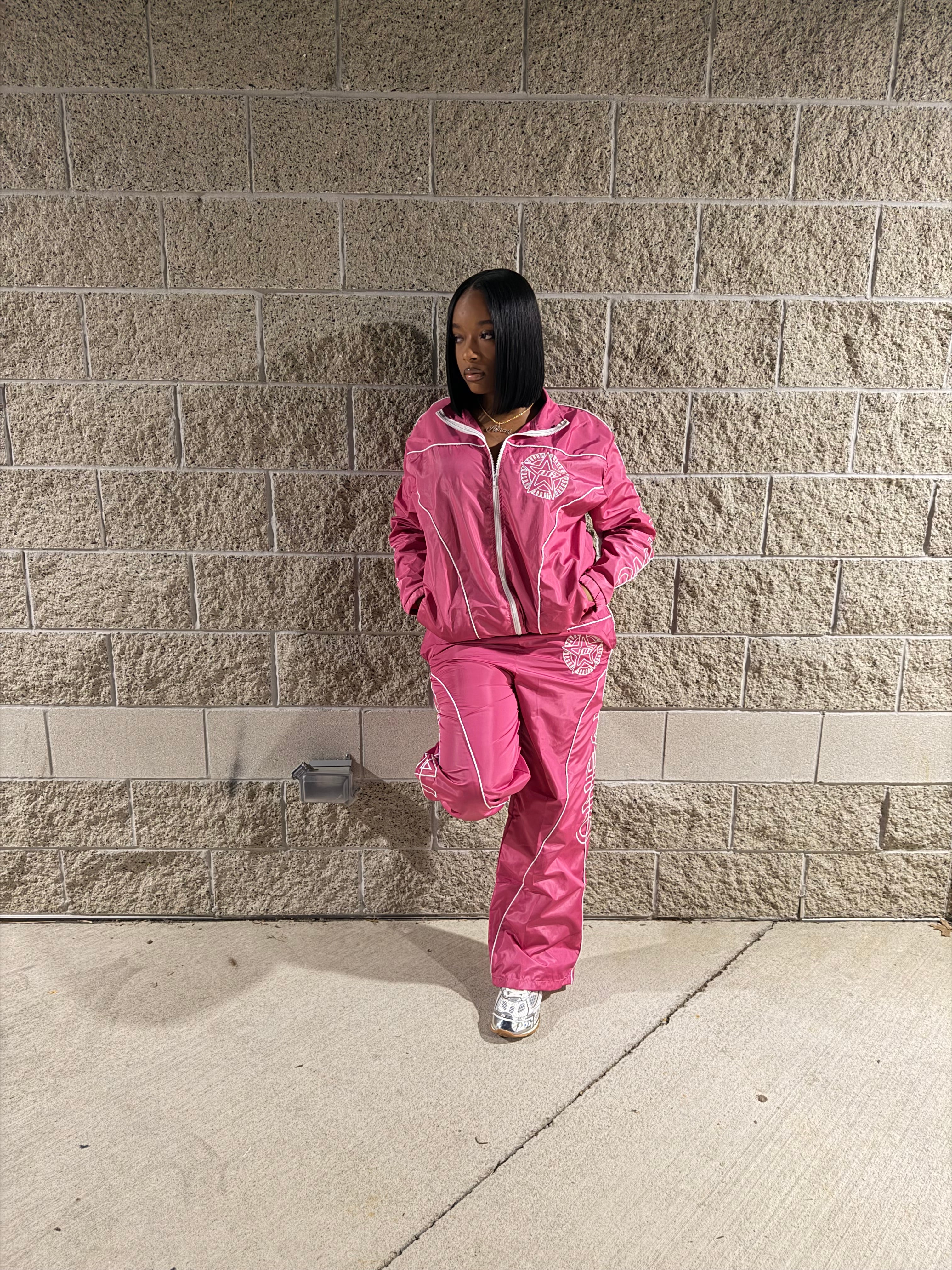 PINK TRACKSUIT JACKET