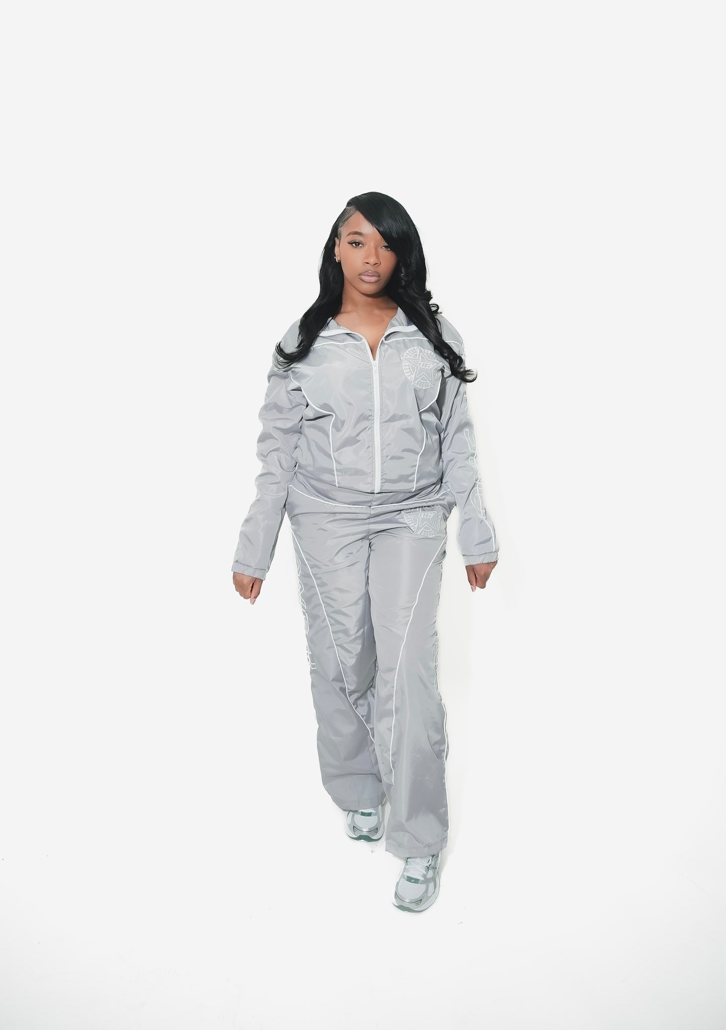 GREY TRACKSUIT JACKET