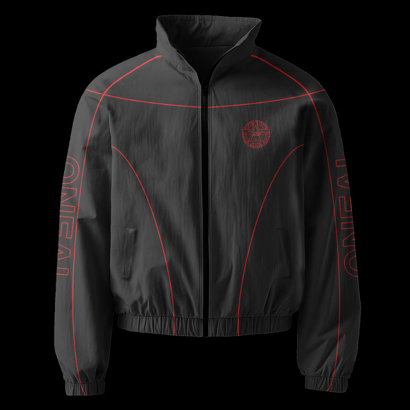 RED TRACKSUIT JACKET