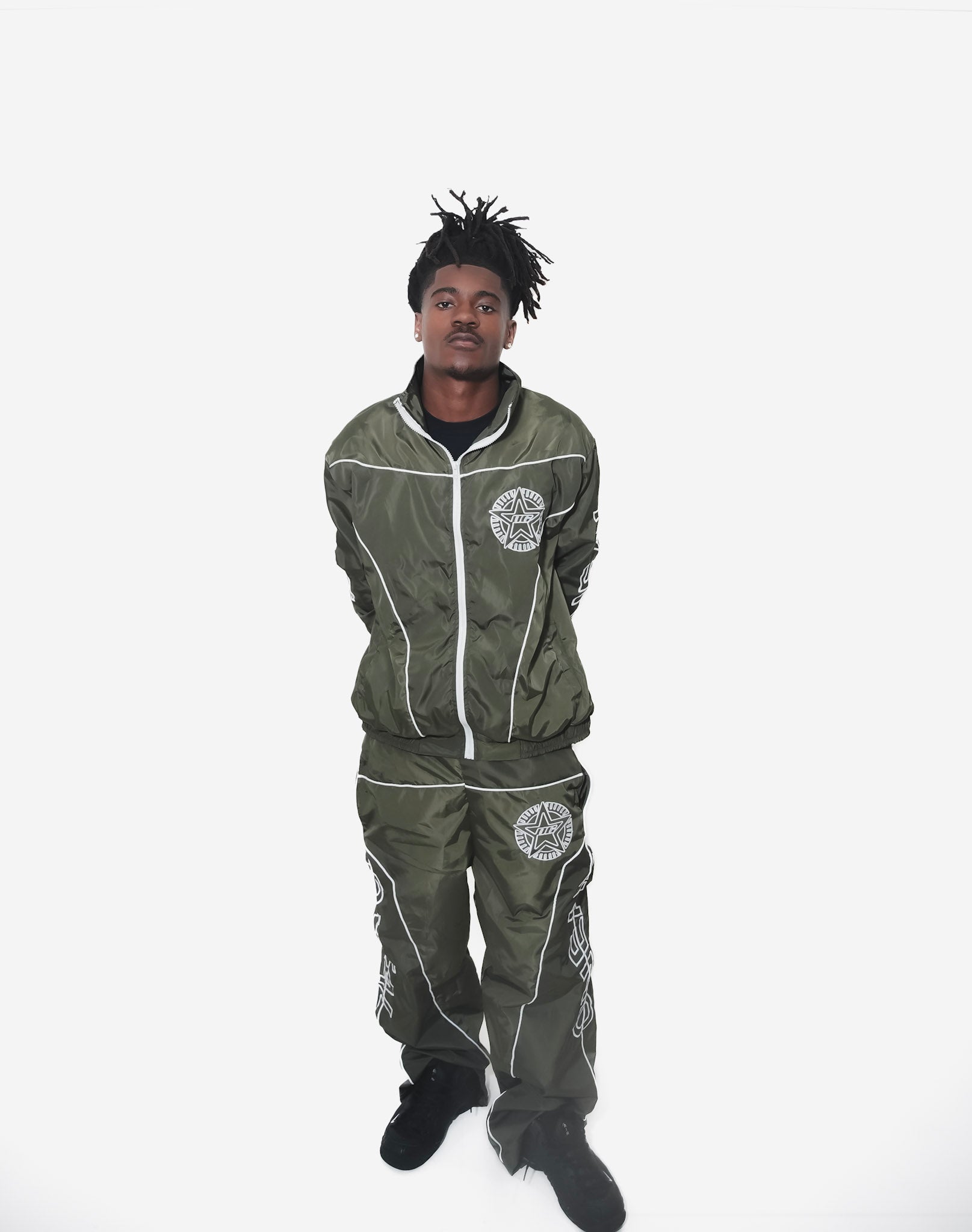 GREEN TRACKSUIT JACKET