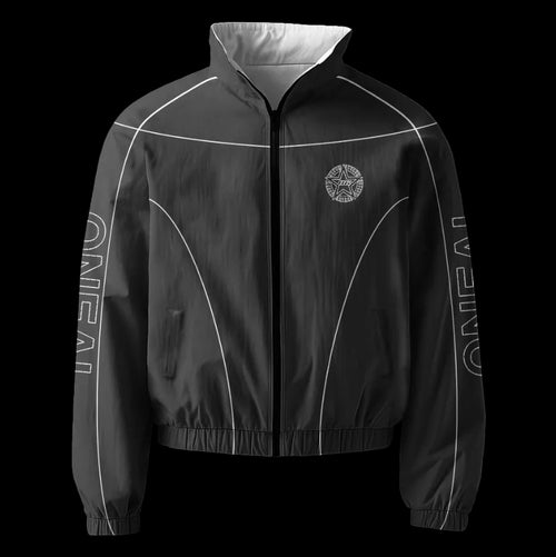 BLACK TRACKSUIT JACKET