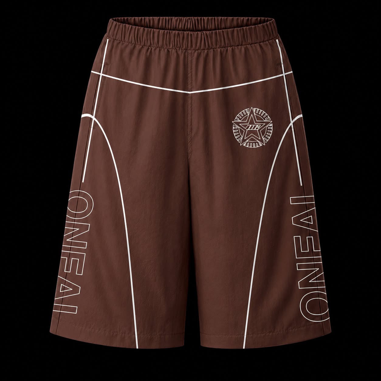 OC NYLON SHORTS - BROWN
