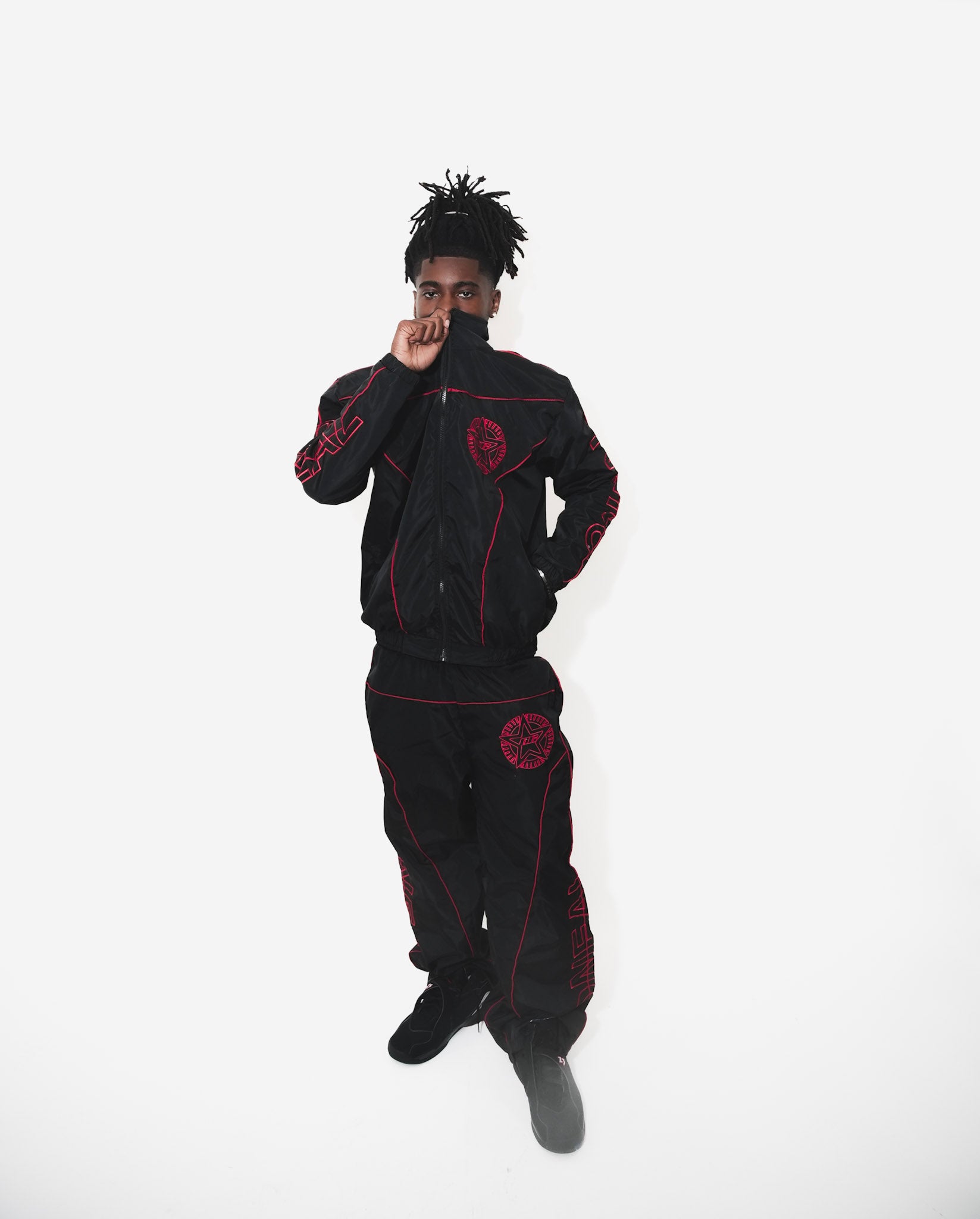 RED TRACKSUIT JACKET